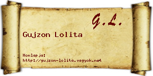 Gujzon Lolita névjegykártya